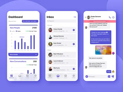 Customer Support App💬 app app design app designer application customer care customer experience customer service customer support figma ui ux designer