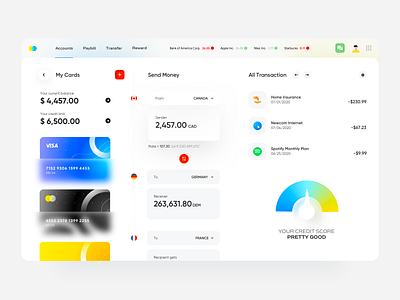 Online Banking Web app application application design cards ui clean ui credit card dashboard ui design desktop app desktop application fintech app minimal mobile app online banking transaction transfer ui uiux user interface ux web app