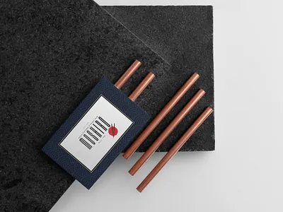 Moshiro | Sushi Bar Branding | Business Card bar branding elegant fancy food free identity japan logo luxury modern packaging photoshop print professional psd restaurant sushi sushi roll