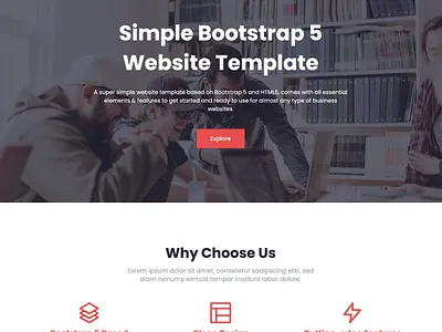 Bootstrap 5 Template bootstrap bootstrap 5 bootstrap template business free freebie freebies html html5 landing page template theme