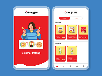 Mujigae - Casual Korean Food ui uidesign