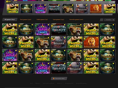 Slot casino website 2d 2d art gaming illustration logo maya slot slots ui wacom wacom intuos
