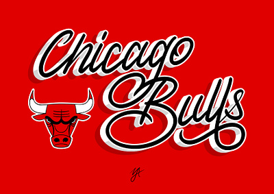 BULLS affinity designer branding clean design handlettering identity lettering logo logo design typography