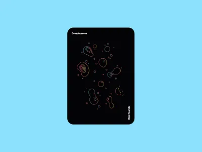 Mind Tourists Cards Consciousness bauhaus branding cards design flat geometric gradient illustration minal minimal minimalism minimalistic music playing portfolio poster shape typography vector