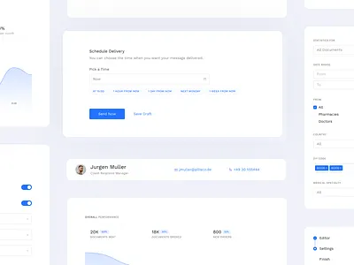 Web App for Pharmaceutical Commercial Mediator Company business clean medicine minimal pharmaceuticals slick software ui kit web design website