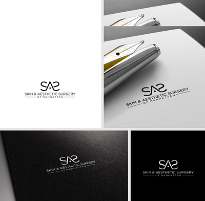 luxury medical practice Logo Design android app branding design doctor hospital illustration landing logo medical mobile ui skin surgery typography ui ui design ux vector