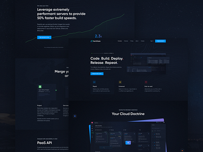 Northflank: Marketing Pages v2 cd ci cicd cloud code dev devops github hero landing landing page marketing site modern platform promo website promotion landing page server web design inspiration webdesign website