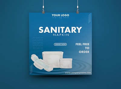 Sanitary Napkin advertising branding design napkin napkins poster a day poster art poster design posters sanitary social social media social media design social network socialmedia