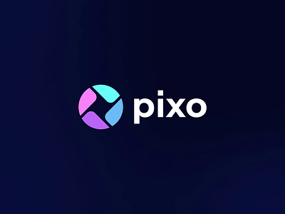 Pixo | Logo animation animation animations brand identity branding camera logo circle liquid market o letter objective online pixel pixels shop shopify square video 2d