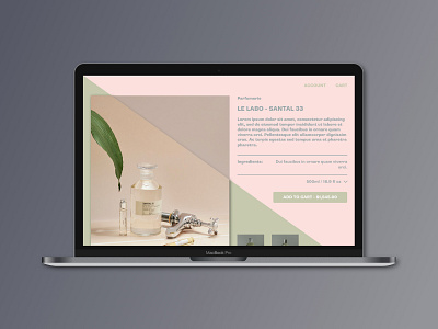 Skincare - Personal Work design digital sketch skincare ui ux web