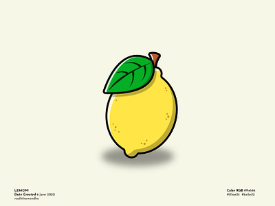 Lemon! branding design detail fruit fruits highlight icon icon design illustration illustrator leaf leafs lemon lemonade lemons logo shadow vector yellow