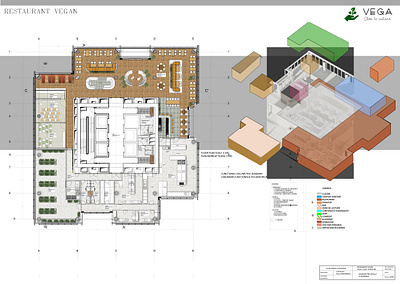 VEGAN RESTAURANT concept conference room design drawing green greenhouse interior interior architecture photoshop restaurant