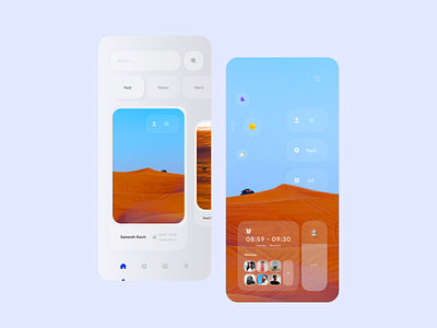 Tourist Apllication Consept Design 3d 3d art app clean concept design illustration interface minimal minimal ui mobile tourism tourist trend trip ui ui trend uidesign uiux ux