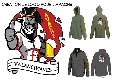 L'AVACHE, création de logo design logo