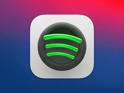 Spotify Icon for BigSur app big sur icon logo lucas haas macos macos icon music spotify ui