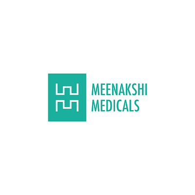 Logo design for Meenakshi medicals brand identity branding branding and identity design logo logodesign logodesigner medical care medical design medical logo ux visual identity