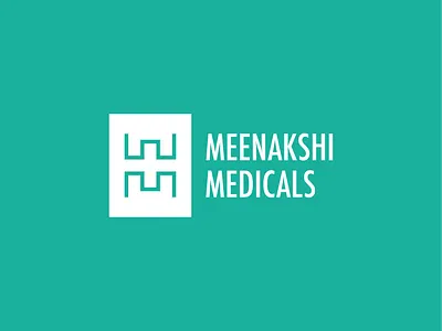 Logo design for Meenakshi Medicals branding identity design logo logo design logo lockup logomark minimal pharmaceutical logo small business startup logo ux vector