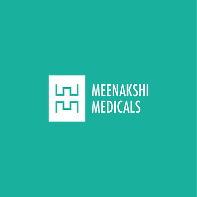 Logo design for Meenakshi Medicals branding identity design logo logo design logo lockup logomark minimal pharmaceutical logo small business startup logo ux vector