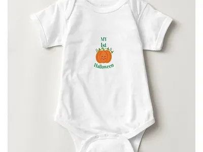 My 1st Halloween 1st baby first halloween my1st pumpkin