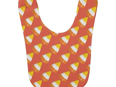Candy corn bib baby bib candycorn halloween zazzle