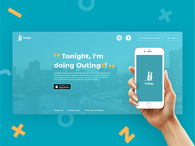 Outingz - Website&CMS admin branding figma flat manage minimal ui ux web webdesign website