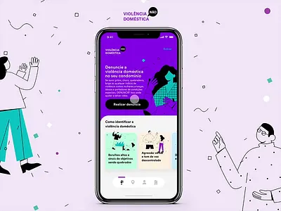 Domestic violence No! - Complaint app complaint coronavirus covid 19 covid19 denunciation design domestic domestic violence mobile no period quarantine startup ui uidesign ux uxdesign violence woman