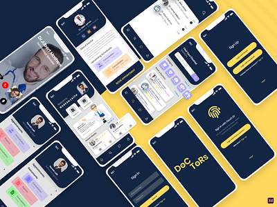 Appointment app app app ui appointment appointment app appointment ui branding card clean curved design flat flatdesign icon illustration minimalist mobile ui uidesign ux vector