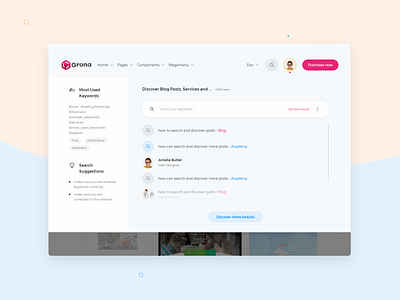 Advanced Search Dropdown advanced search bootstrap bootstrap 4 bootstrap template creative design dribbble dropdown search search bar search design search results searching template theme ui ui design ui kit ux