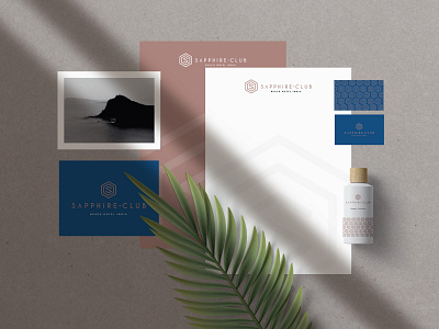 Sapphire. Club Logo Design brand design brand identity club design hotel logo modern sapphire visual design