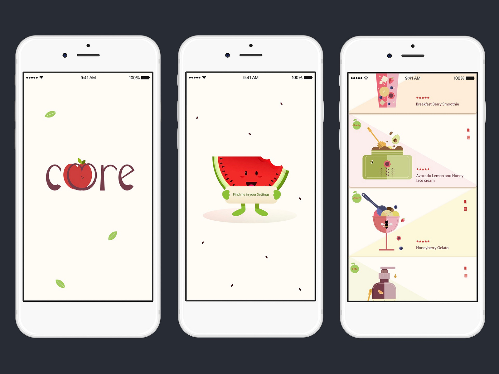 The Core App by Tatiana Macari 🌸 on Dribbble