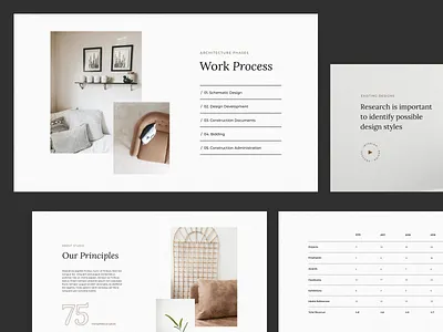 Interior Studio Layout agency website architecture cleandesign interior design interior site landing page design minimalism studio design web web site webdesign