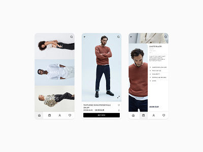 ZARA APP Re-Design app app design application branding clean design clean ui design fashion fashion app fashion brand minimal mobile mobile app mobile app design mobile design mobile ui ui uidesign uiux ux