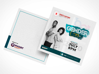 E-FLYER DESIGN | GENDER CRISES branding design