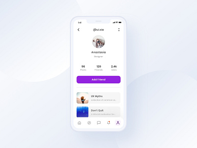 User Profile Screen Day 4 #10ddc 10ddc app appdesign appdesigner dailyui design app designer screens uichallenge uidesign uidesigner uidesigns userinterface ux uxdesign uxdesigner uxui uxui design