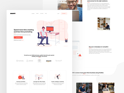 Software company website desiginspiration landing page saas sale software ui uiux design ux web webdesign