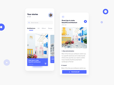 Stories app design adobe xd appdesign branding clean dailyui design homepage design interaction ios landing page design logodesign minimal minimalistic mobiledesign ui uidesignpatterns uiuxdesign ux webdesign