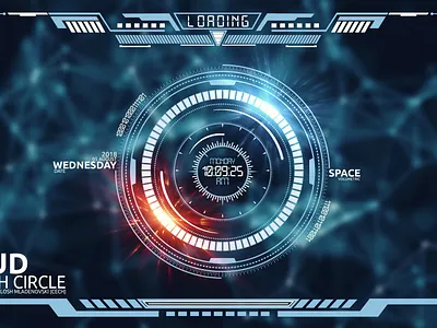 HUD High-Tech Circle high tech hud hud design illustration tech circle