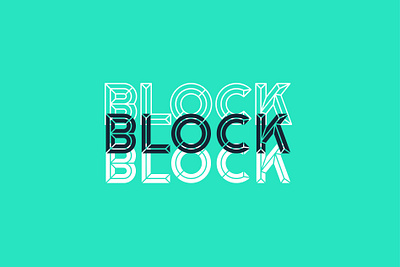 Block - Typeface branding design font font design fonts new typeface typographic typography vintage