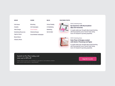 Footer Design footer footer design footer menu inspirational design web design