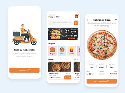 Pizza Application bestill app food app make an order order app pizza app