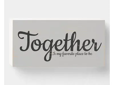 Together is my favorite place to be art decor decorate family favorite home love place together wall zazzle