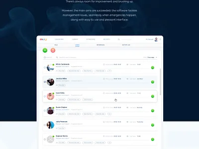 Data Management System admin panel b2b crm data filter product saas app uiux