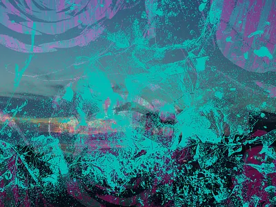 Alleys & Freeways black green purple vector vector art