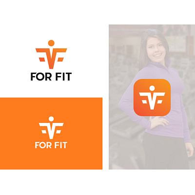 Fitness App logo adobe illustrator adobe ilustrator branding design fitness app logo graphic deisgn icon interior design logo design online farmer market logo organic brand logo