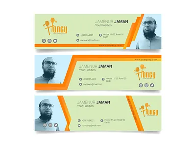 Email Signature with HTML Coding branding