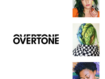 Overtone Brand Redesign beauty brand brand brand design brand identity branding branding concept design study digital makeover hair brand hair color hair dye identity design logo logo design overtone type logo typography uninvited redesign visual language wordmark