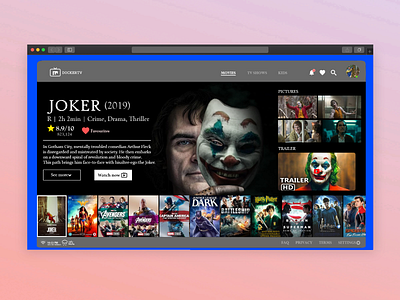 TV App app dailyui dailyuichallenge design ui ux web