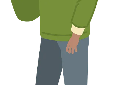 Mask Walking design illustration