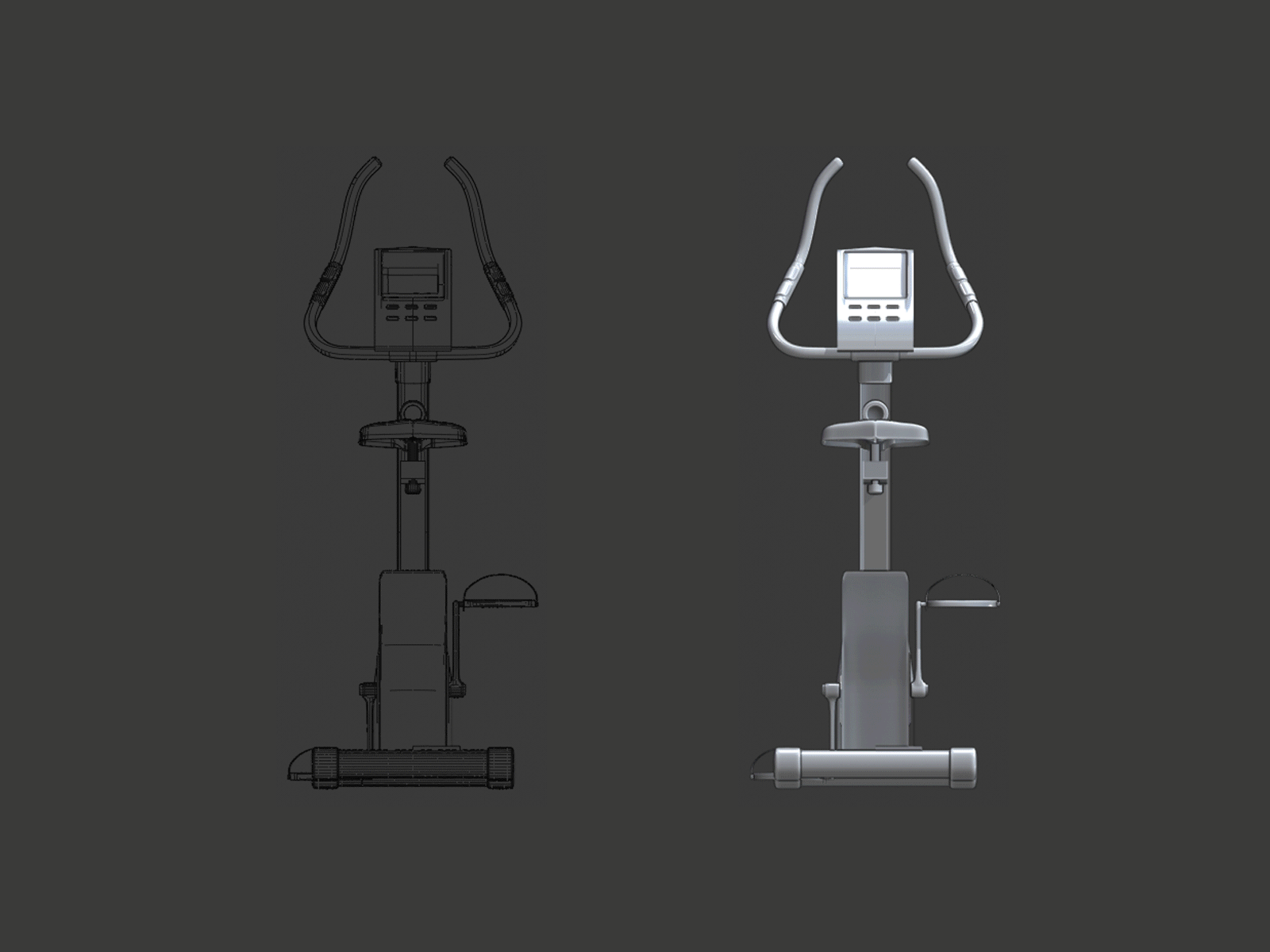 Fitness Bike bike blender3d fitness render room