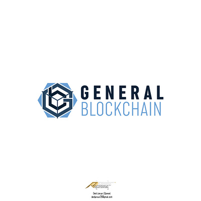General Blockchain Logo Concept block chain blockchain branding design flat generic logo logo design minimalist